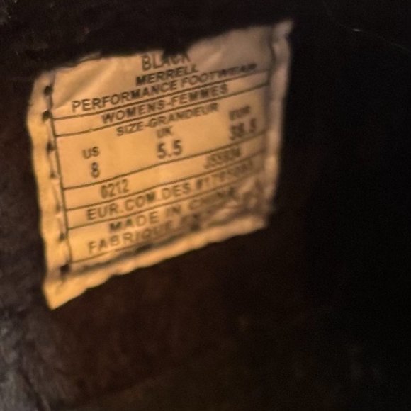 Merrell Encore Black Velvet Clogs - Picture 6 of 7